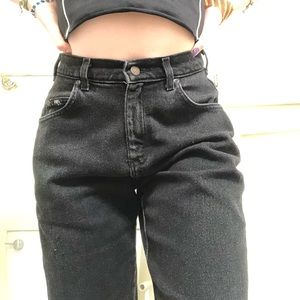 high waist lee jeans